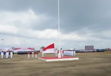 Pangkoarmada III Hadiri Upacara Peringatan HUT Ke-81 Kemerdekaan RI di Kota Sorong