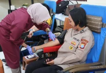 Donor Darah Meriahkan Hari Jadi Polwan ke-78 di Polda Papua Barat Daya