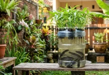 Panen Kangkung dan Lele dari Galon Bekas, Solusi Pangan Keluarga