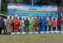 Pemkab Sorong Apresiasi Baksos-Bakes HUT ke-1 Kodaeral XIV di Kampung Kasim