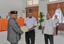 Wakil Bupati Yohan Bodory Lantik Pejabat Administrator dan Pengawasan di Sorsel