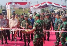 Permudah Akses Warga, Pangdam XVIII/Kasuari Resmikan Jembatan Garuda Merah Putih