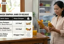 Tips Menyimpan Jamu Tradisional di Kulkas agar Tetap Segar dan Aman Dikonsumsi