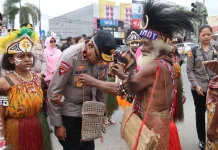 Kapolda Papua Barat Daya Melaksanakan Kunker ke Polresta Sorong Kota