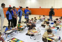 Sambut Hari Bhakti Radio, Bunda PAUD PBD Orpa Kambu Buka Lomba Mewarnai RRI Sorong