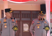 Apel Kehormatan Warnai Tradisi Pergantian Kapolda Papua Barat Daya