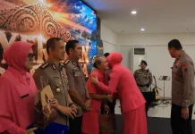 Acara Kenal Pamit Karo Rena dan Dir Intelkam Polda Papua Barat Daya