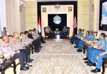 Kodaeral XIV Bersama Polda PBD Perkuat Sinergi Keamanan Wilayah Papua Barat Daya