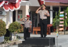 Kapolres Sorong Selatan Ingatkan Personel Tingkatkan Pelayanan Masyarakat