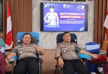 Semarak HUT Lalu Lintas ke-71, Ditlantas Polda PBD Laksanakan Bhakti Kesehatan