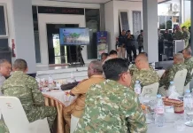 HUT Ke-81 TNI, Danpasmar 3 Ikuti Vicon Bazar Murah untuk Masyarakat