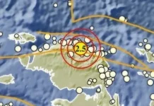 Gempa M2,5 Terjadi Dekat Kebar Manokwari Papua Barat