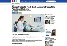 Alasan Medis Mengapa Sakit Gigi Tidak Boleh Langsung Dicabut
