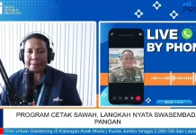 Cetak Sawah di Sorong Selatan Libatkan Masyarakat dan Lindungi Tanaman Lokal