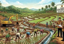 Kodim Dukung Cetak Sawah Hampir 500 Hektare untuk Swasembada Pangan