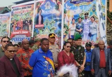 Wakapolda PBD Hadiri Peresmian dan Pentabisan Gedung Gereja GKI Agape Waigo