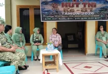Sambut HUT TNI Ke- 81, Dandim Sorong Selatan Anjangsana ke Warakawuri