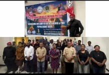 Ketua Poksus DPRP PBD Franky Umpain Buka Pelatihan Jurnalis Merah Putih Angkatan I