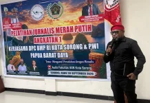 Pelatihan Jurnalis Merah Putih, Franky: Jurnalis OAP Penjaga Masa Depan Papua