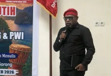 Pelatihan Jurnalis Merah Putih, Franky Umpain Kenalkan Konsep “Sasi Hoax”