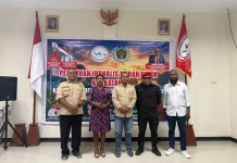 Pelatihan Jurnalis Merah Putih, Franky Umpain Minta Otsus Dikawal lewat Tulisan