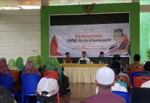 Sosialisasi Empat Pilar, H. Hartono Ajak PCNU Sorong Rawat Kebhinekaan
