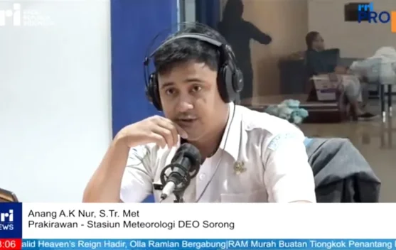 Musim Pancaroba, BMKG Sorong Imbau Warga Waspadai Potensi Cuaca Ekstrem