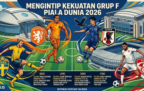 Mengintip Kekuatan Grup F Piala Dunia 2026: Peta Persaingan Sengit Tiga Benua