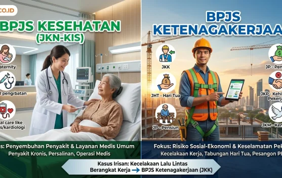 Perbedaan Kasus yang Ditangani BPJS Kesehatan dan BPJS Ketenagakerjaan