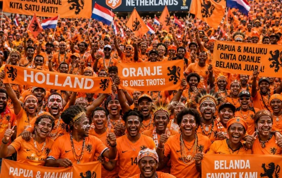 Inilah Alasan Mengapa Tim Sepak Bola Belanda Sangat Disukai di Papua dan Maluku