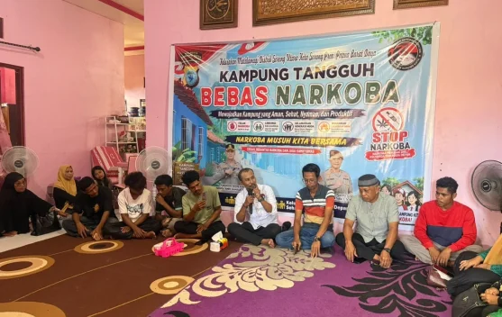 Perangi Narkoba, Satresnarkoba Polresta Sorong Kota Bentuk Kampung Tangguh