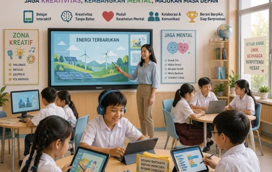 Teknologi Masuk Kelas: Jaga Kreativitas dan Kesehatan Mental Murid