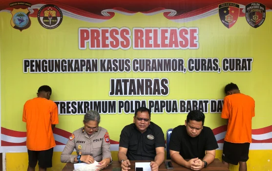 Polda Papua Barat Daya, Berhasil Ungkap 27  Kasus Kejahatan 3C