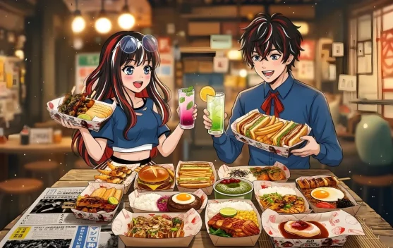 Ren dan Reina Akan Menemani Tamu Menikmati Japanese Street Food di Aston Sorong