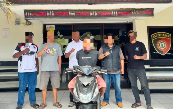 Tim Elang Polsek Sorong Barat Tangkap Terduga Pelaku Curanmor di Waisai