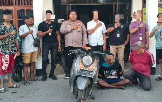Tim Paniki Polsek Sorong Timur Tangkap Spesialis Jambret Gelang Emas