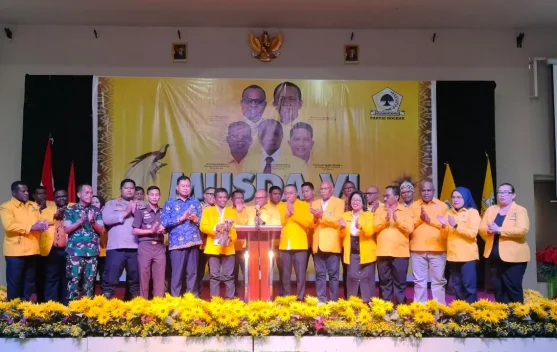 Musda ke-VI DPD Partai Golkar Sorong Resmi Dibuka Septinus Lobat