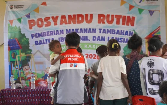 Dukung Pencegahan Stunting, Kilang Kasim Gelar Posyandu Terpadu
