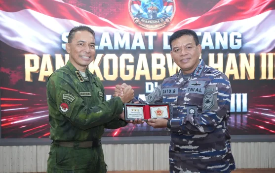 Panglima Koarmada III Terima Kunker Pangkogabwilhan III