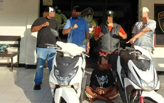 Team Elang Polsek Sorong Barat Ringkus Terduga Pelaku Curanmor
