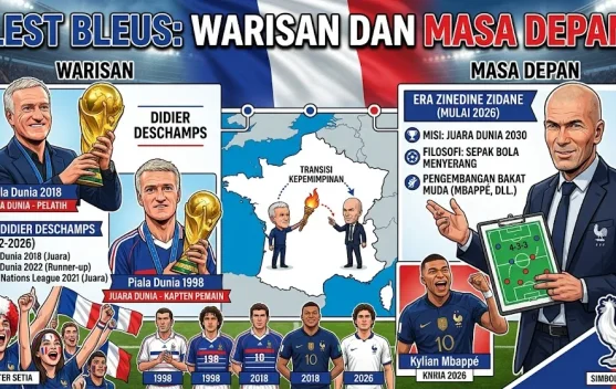 Zidane Resmi Garap Timnas Prancis usai Gagal di PD 2026