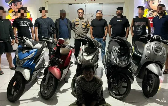 Team Mangewang Polresta Sorong Kota Tangkap Spesialis Curanmor