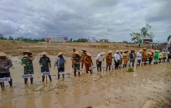 Pemerintah Kabupaten Sorong Selatan Buka 1.440 Hektare Lahan Cetak Sawah Rakyat