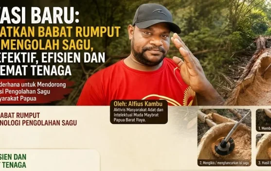 Inovasi Mesin Babat Rumput Bantu Pengolahan Sagu