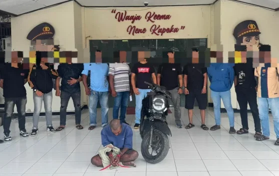 Tim Mangewang Polresta Sorong Kota Amankan Motor Diduga Hasil Curanmor