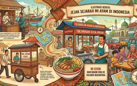 Mengenal Sejarah Mi Ayam, Racikan Budaya Tiongkok dan Lidah Nusantara