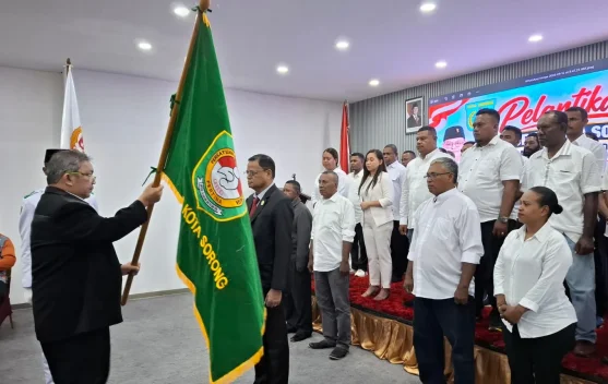 Resmi Dilantik, Pengurus Pertina Kota Sorong Targetkan Emas PON