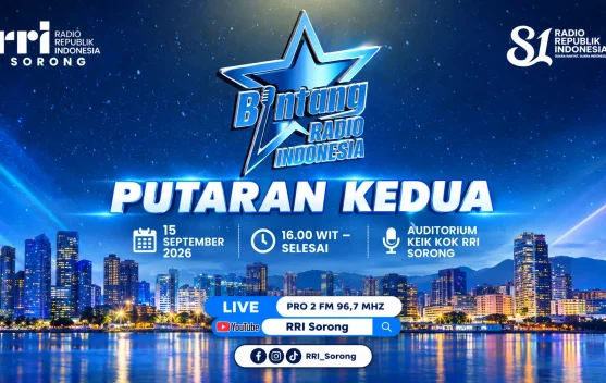 Bintang Radio Indonesia Putaran Kedua Segera Tampil di RRI Sorong