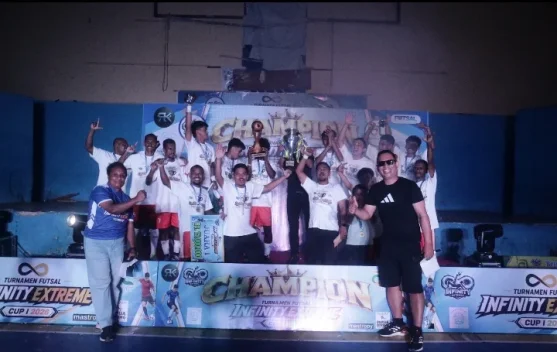 Menang Adu Penalti, All Print Juara Infinity Extreme Cup I Sorong