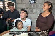 Kunjungan Aisar Khaled Hibur Seorang Anak Menangis Ayahnya yang "Viral di Sosmed"